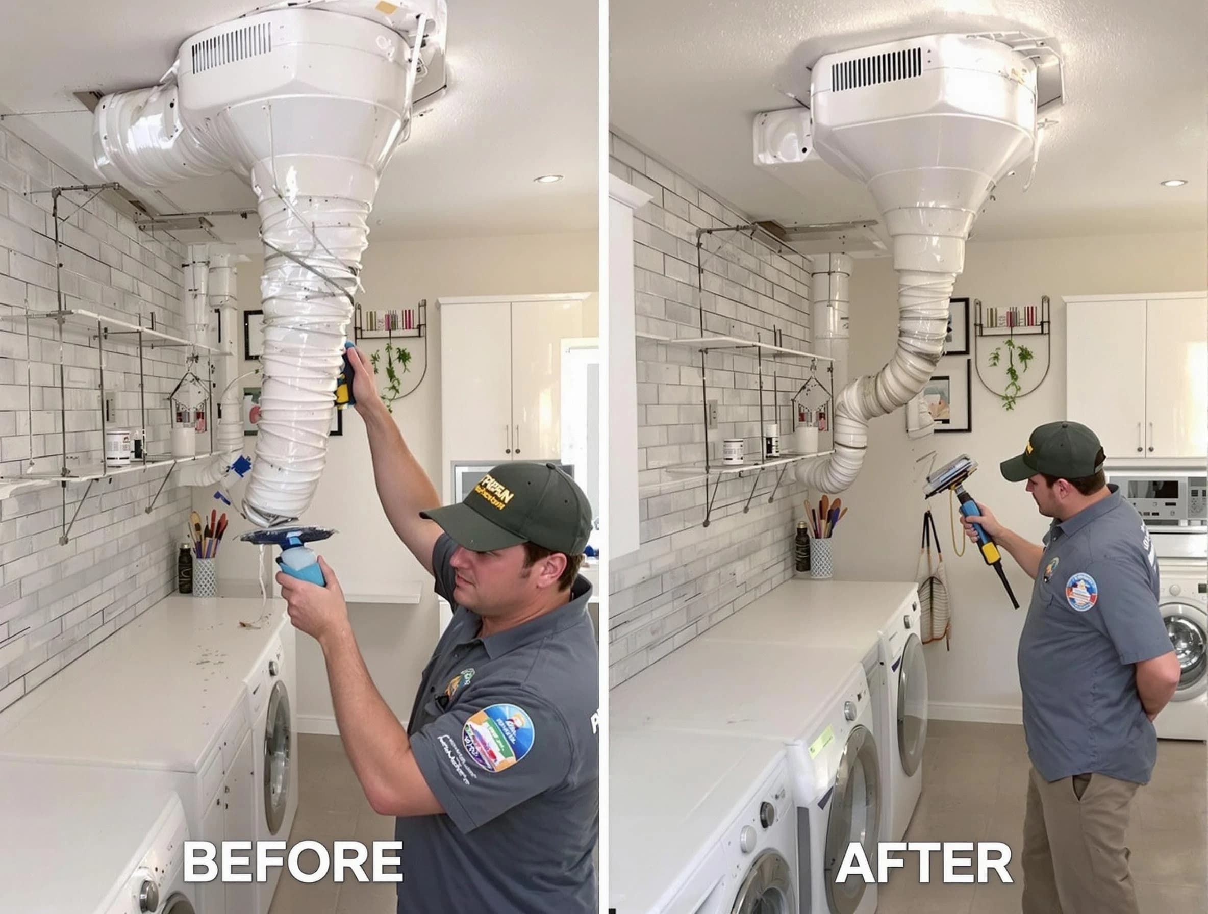 Professional dryer exhaust vent cleaning by Wyndham Dryer Vent Cleaning in Wyndham