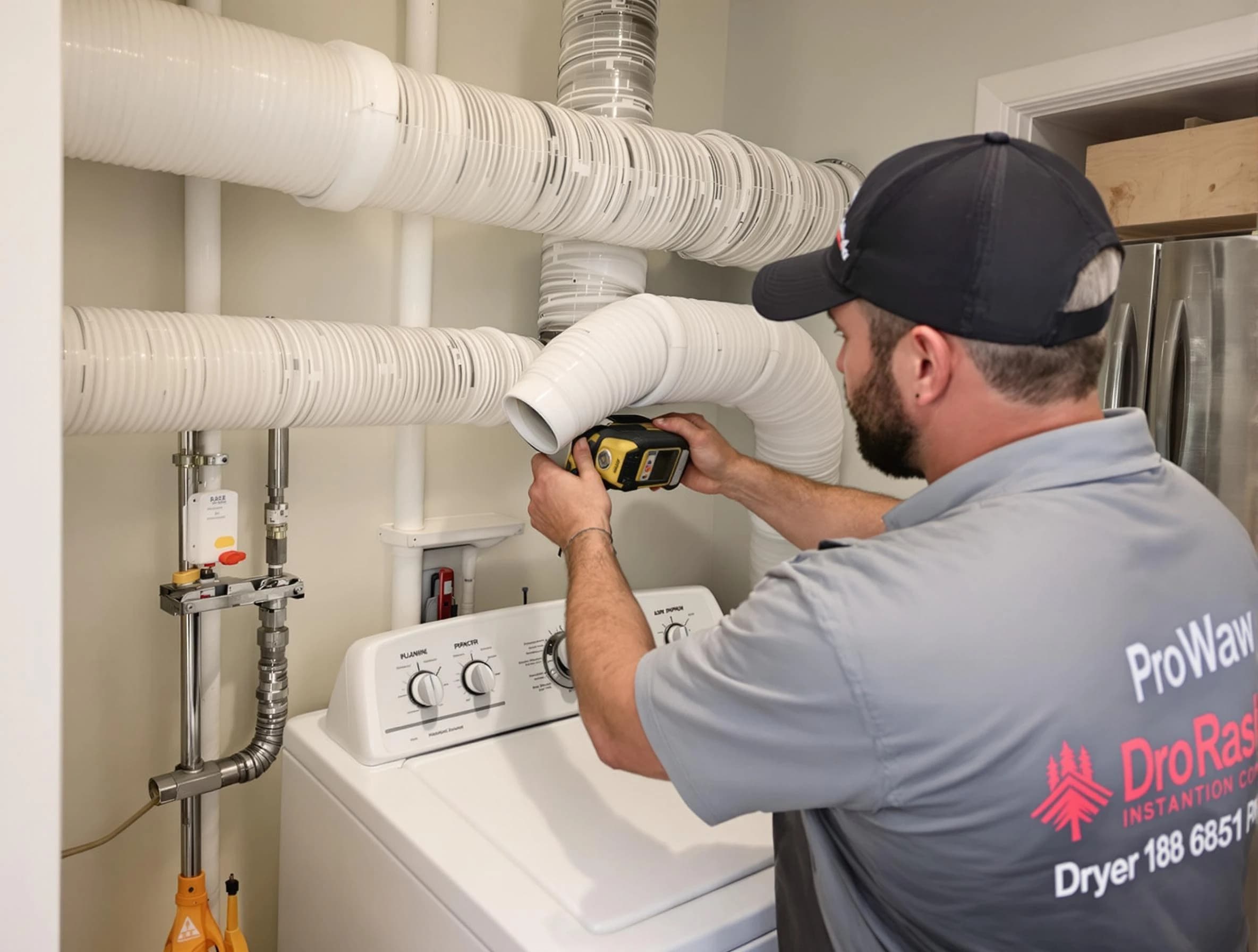 Professional dryer vent hose installation by Wyndham Dryer Vent Cleaning in Wyndham