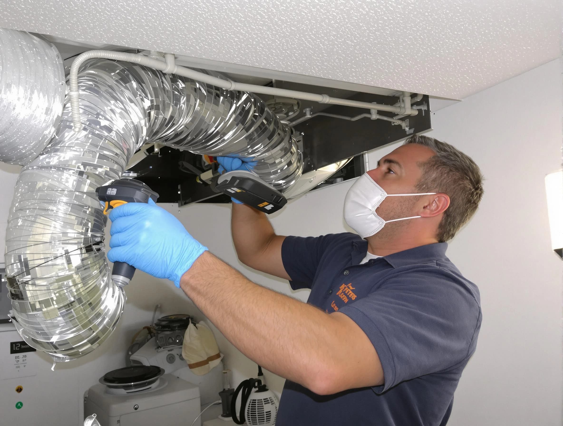 Wyndham Dryer Vent Cleaning professional performing thorough residential dryer vent cleaning in Wyndham