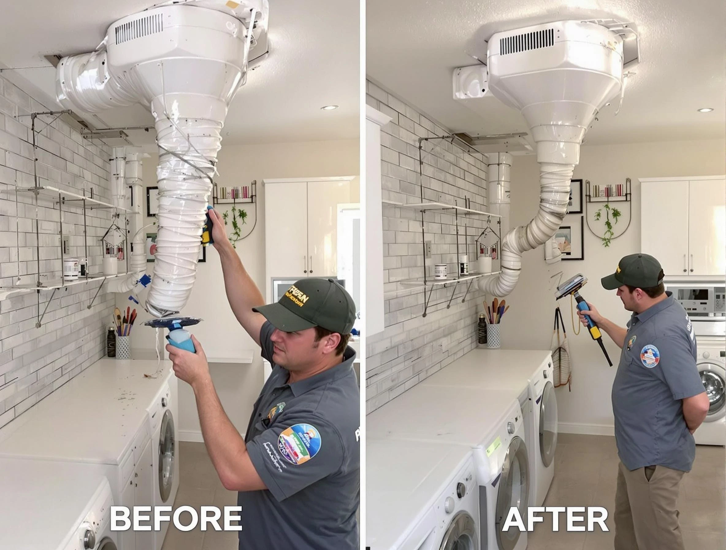 Professional dryer exhaust vent cleaning by Wyndham Dryer Vent Cleaning in Wyndham